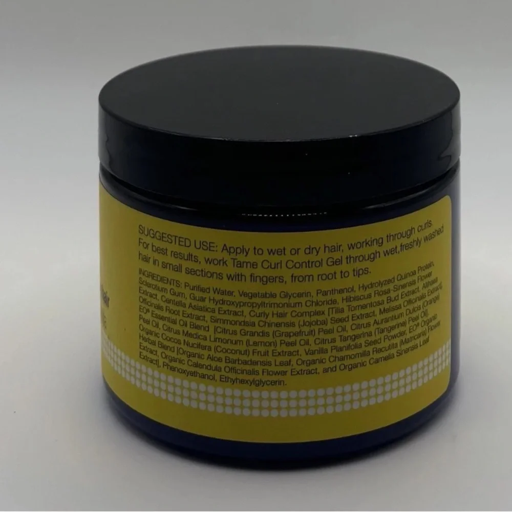 EO Essential Oils Coconut & Vanilla Tame Curl Control Gel Curly Wavy Hair Sealed